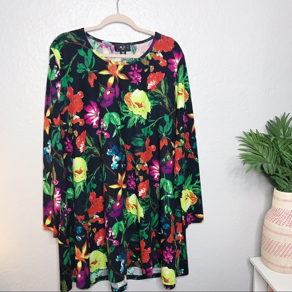 Plus size floral swing dress Euro size 26